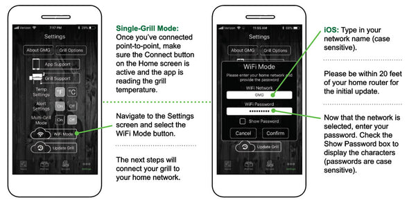 Connecting to your grill (WiFi Mode)