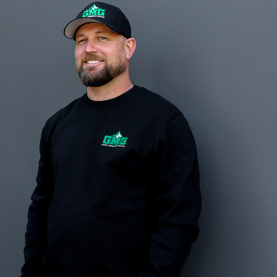 BRANDED BLACK CREW NECK