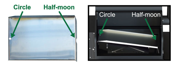 Proper grease tray installation