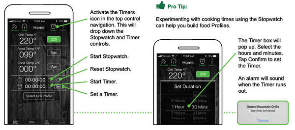 How to set timers and use the stopwatch
